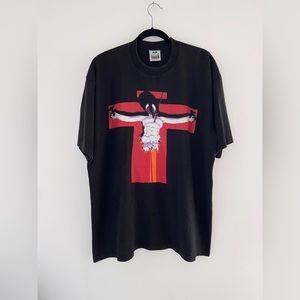 Neon Genesis Evangelion Anime Tee XXL Pro Club Heavy Weight UNI Vintage​​​